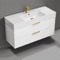 Floating Bathroom Vanity, Modern, 48